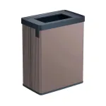 CURVER Ristk&uuml;likukujuline metalliseeritud pr&uuml;gikast Verto Recycle 54L P&auml;rlroosa