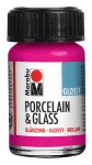 Marabu portselani- ja klaasiv&auml;rv, l&auml;ikiv, vaarikas, 15 ml 11150039131