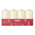 Bolsius k&uuml;&uuml;nlasilinder 4 tk &Oslash;100x48 mm, kreemjas