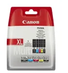 CANON PGI-550XL/CLI-551 BCMYB MULTI tindikassett