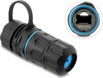 Delock kaabli&uuml;hendus RJ45 pesa - RJ45 pesa Cat.6A, M20 x 1,5 mm keermega ja sulgurkorgiga, korpus IP68, tolmukindel ja veekindel (91840)