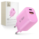 Tech-Protect NCA30 USB-A, USB-C v&otilde;rgulaadija PD 30W / QC3.0 baby pink