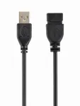 Gembird CCP-USB2-AMAF-10 USB 2.0 A-t&uuml;&uuml;pi pikenduskaabel (AM/AF), 3 m, must