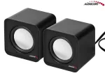 2-suunaline PC k&otilde;lar Audiocore AC870 B &mdash; 3 W RMS, juhtmega USB-toide, 3,5 mm sisend, 2.0 kanalit