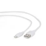 Lightning-kaabel Gembird CC-USB2-AMLM-2M-W &mdash; 2 m, Lightning USB-A-le, USB 2.0, valge