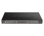 D-Link 48-port Gigabit Smart Managed Switch koos 4 x 10G SFP+, 370W