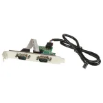 StarTech.com 24-tolline sisemine USB emaplaadi pesa 2 pordiga jada-RS232 adapter
