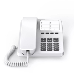 Analoogtelefon Gigaset DESK 400 Valge Juhtmega telefonitoru 10 telefoniraamatu kannet
