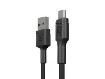 USB 2.0 kaabel Green Cell KABGC23, USB A &ndash; Micro-USB B, 0,3 m, must