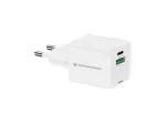 Conceptronic 2-pordiline 20W GaN USB PD laadija, USB-C x 1, USB-A x 1, QC 3.0, PPS