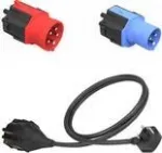 Pistikupesa adapter NRGkick NRGkick Smart Attachment Set Standard Must Sinine Punane