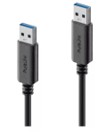 PureLink iSeries IS2401-020 USB-A - USB-A kaabel, USB 3.1 Gen 1, 2 m, must