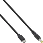 InLine USB-C to ASUS/Lenovo Notebook (round) charging kaabel, 2m