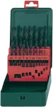 Metabo 627151000 puurikomplekt, 19 tk, v&auml;rvilistele metallidele, terasele, legeerterasele ja legeerimata terasele, silindriline vars
