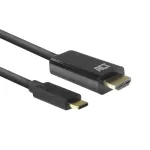 ACT AC7315 USB-C&ndash;HDMI-kaabel, 2 m, must