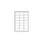 Avery Zweckform Avery - l&auml;bipaistev - 63,5 x 38,1 mm 525 silti (25 lehte x 21)