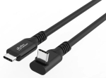 USB-C-USB-C-kaabel MicroConnect MC-USB3.2CC4-FA, USB 3.2 Gen 2x2, 20 Gbit/s, 4 m, must