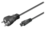 Microconnect PE120819 toitekaabel must 1,8 m C5 pistikupesa