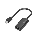 Hama videoadapter, Mini DisplayPort-pistik &ndash; HDMI-pesa, Ultra-HD 4K