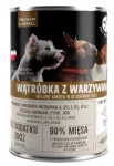 M&auml;rg koeratoit PetRepublic DOG 400 g, kastmes t&uuml;kid maksa ja k&ouml;&ouml;giviljadega v&auml;ikestele ja keskmistele koertele