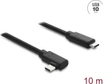 DELOCK aktiivne optiline USB USB-C kaabel 10 Gbps, nurga all pistik-pistik, 10 m (mudel 87242)