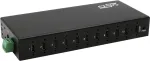 10-pordiline USB 3.2 Gen 2x1 jaotur Exsys EX-12270HMS, 79,5 W toiteedastus