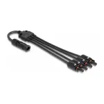 Kaabliharu DeLOCK DL4 Solar Splitter kaabel 1 x isane kuni 4 x emane 50 cm must