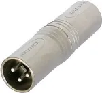 Neutrik NA3MM - Audio-Invertieradapter - XLR3 (M) to XLR3 (M) (NA3MM)
