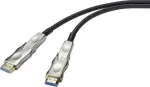 SpeaKa Professional HDMI-adapterkaabel 20,00 m SP-9538580 PVC-kate Must [1x HDMI-pistik, HDMI-pistik D Micro - 1x HDMI-pistik, HDMI-pistik D Micro] (SP-9538580)