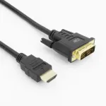 ACT AK3734 videokaabli adapter 1 m HDMI Type A (Standard) DVI-D Must