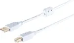 USB 2.0 kaabel ShiverPeaks t&uuml;&uuml;p A t&uuml;&uuml;bile B 3 m, mudel 77023-WF