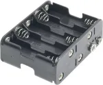 Goobay patareihoidik 10x AA (Mignon) jaoks, must, 11469