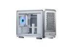 Arvutikorpus Cooler Master MasterFrame 400 Mesh Silver, mATX, l&auml;bipaistev k&uuml;lgpaneel, 1x 120 mm ARGB ventilaator