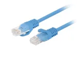 Lanberg PCU6-20CC-0025-B Cat.6 UTP &uuml;henduskaabel, 0,25 m, sinine, 10-pack