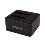StarTech.com kahe pesaga USB 3.0 SATA-k&otilde;vaketta dokkimisjaam, USB-k&otilde;vakettadokk, v&auml;line 2,5/3,5-tolline SATA I/II/III SSD/HDD dokkimisjaam, kiirvahetusega k&otilde;vakettapesad, &uuml;laltlaadimine