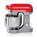 Ariete Moderna Red Mixer, k&ouml;&ouml;gikombain, Punane, Vahustamine, S&otilde;tkumine, Segamine, 5,5 L, P&ouml;&ouml;rlev, Alumiinium