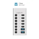 Hub USB 3.2 Gen1 7 porti USB-A/C, sisse/v&auml;lja l&uuml;liti