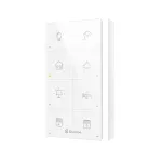 Grenton Touch Panel 8 Touch Areas TF-BUS White Glass Front