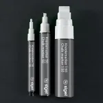 SIGEL Chalk Marker 150 Chisel Tip 5-15 mm White Wipeable 1 Piece
