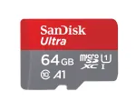 SanDisk Ultra 64GB microSDXC m&auml;lukaart SD-adapteriga