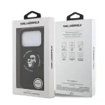KARL LAGERFELD Silikoonist Karl & Choupette r&otilde;ngaga MagSafe &uuml;mbris Apple iPhone 17 Pro jaoks, must