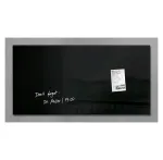 SIGEL artverum Klaasist Magnetiline Tahvel 910 x 460 mm Super White Raamita