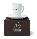 FIFTYEIGHT PRODUCTS Espresso Mug with Handle 80ml - Grumpy White