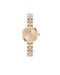 Daniel Wellington Quadro naiste kell 22mm roosa kullaga roostevabast terasest korpus mustast nahast rihm DW00100720