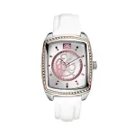 MARC ECKO Men's Quartz Analog Watch E95041G1 40mm Stainless Steel Case Black Leather Band
