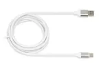 USB A &ndash; USB C kaabel IBOX IKUMTCWQC 1,5 m, USB 2.0, 3 A, valge