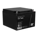 Green Cell AGM35 12V 26Ah AGM VRLA hooldusvaba aku muruniidukile, t&otilde;ukerattale, paadile, ratastoolile