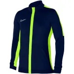 Nike Dri-FIT Academy 23 meeste pikkade varrukatega 1/4-t&otilde;mblukuga jalgpallitreeningu s&auml;rk Obsidian/Green Strike S