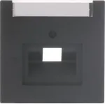 Busch-Jaeger future&reg; linear Keskkatteplaat 1-kohaline UAE/IAE sildistusv&auml;ljaga, stuudiovalkge