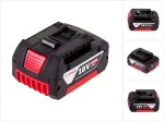 Bosch Professional 18V 5.0Ah Li-Ion Slide-In akuplokk (must/punane)